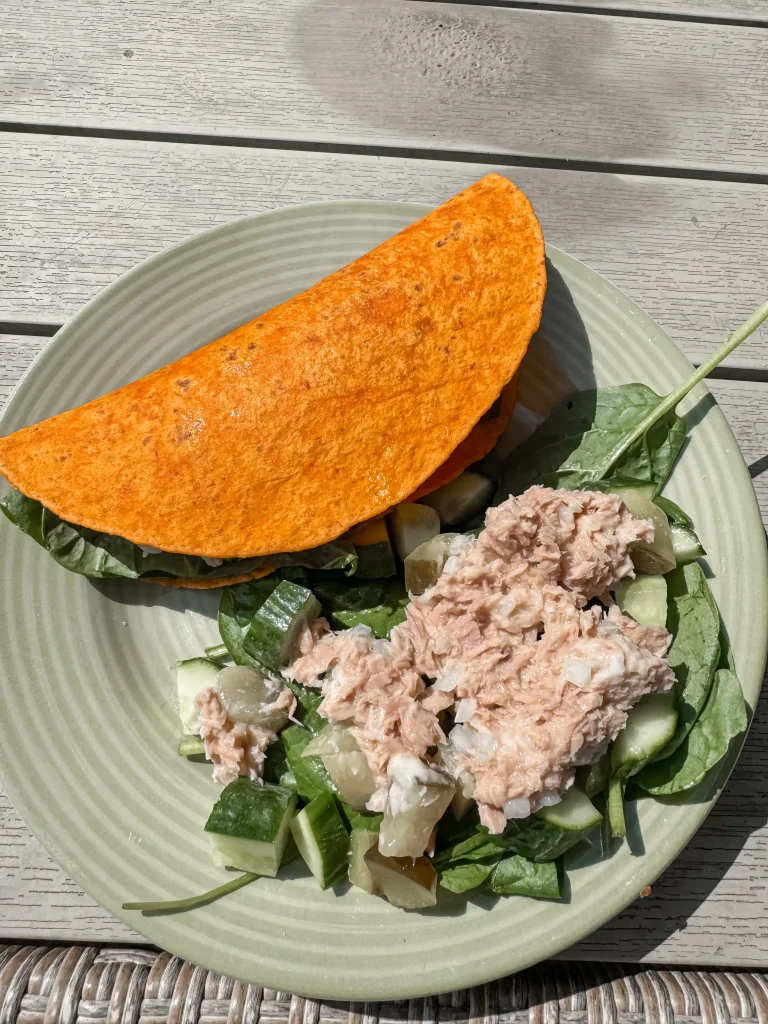 Wrap met tonijnsalade